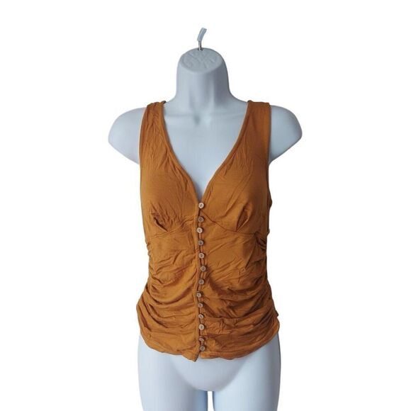 ✨Free People In The Mood Tank Top Amber Size Medium✨ - Picture 4 of 8